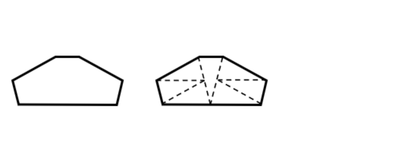 Obrazec z trojúhelníků