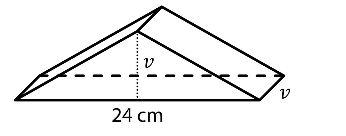 Trojboký hranol položený na boční stěně